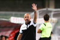 Il mister dello Spezia Vincenzo Italiano