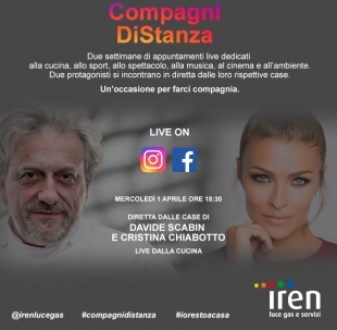 Compagni DiStanza, 6 eventi social di Iren per tenere compagnia al popolo del web