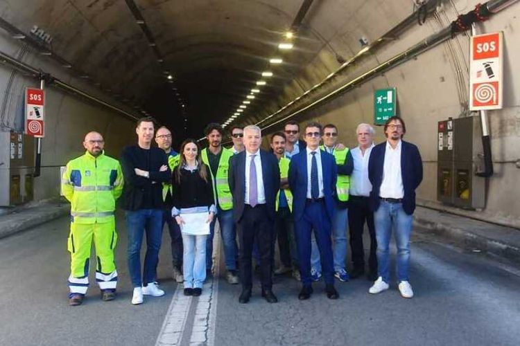 Da sabato alle 6 riapertura al traffico delle gallerie Sarbia e Castelletti lungo la Variante Aurelia