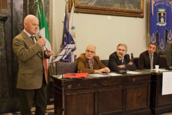 La presentazione del libro in Consiglio Provinciale il 29 dicembre 2014 con Luigi Camilli voce recitante
