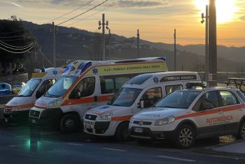 La Pubblica assistenza della Spezia &quot;presta&quot; un&#039;ambulanza alla Croce verde di Zignago