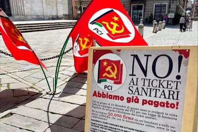 Prosegue la raccolta firme del PCI per la proposta di legge per l&#039;abolizione dei ticket sanitari