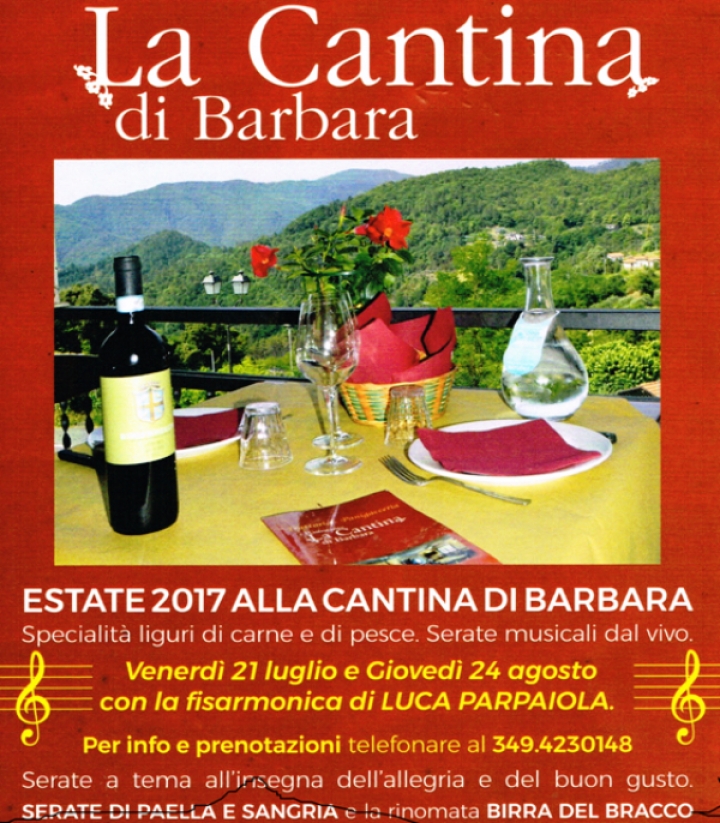 Estate 2017 alla Cantina di Barbara a Mattarana SP