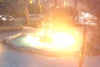 Incendia una fontana per salutare il 2020, 41enne denunciato dai carabinieri