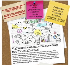 Voglio Aprire un&#039;impresa: cosa devo fare? Vieni alla CNA!