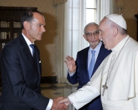 Acri, Melley ha incontrato Papa Francesco