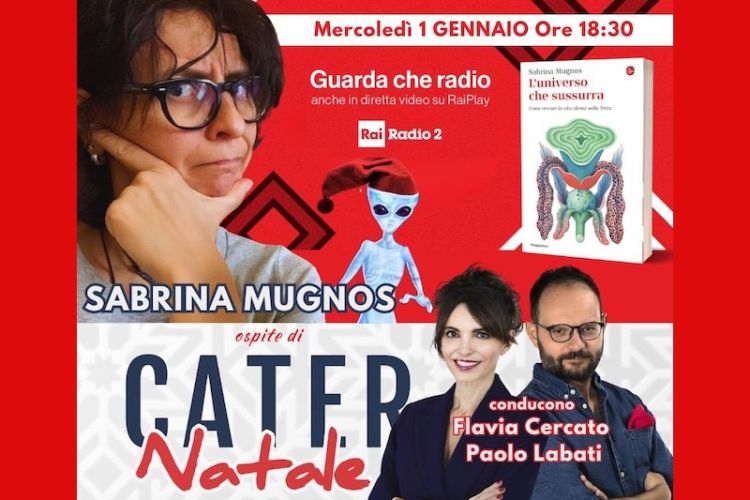 Primo dell'anno con il botto, Sabrina Mugnos ospite di &quot;CaterNatale&quot; su Radio 2 