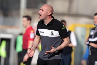 L&#039;allenatore dello Spezia Calcio Vincenzo Italiano