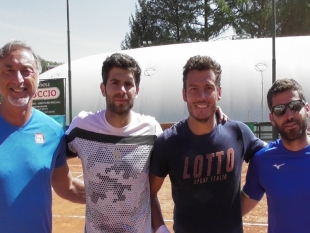 Tennis, Giannessi e Bolelli si allenano alla Spezia