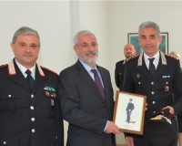 Il Prefetto Garufi in visita al Comando Provinciale dei Carabinieri