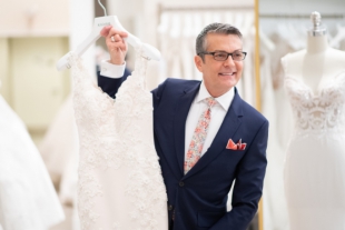 Kleinfeld Bridal a Monterosso per il servizio fotografico della nuova collezione di abiti da sposa