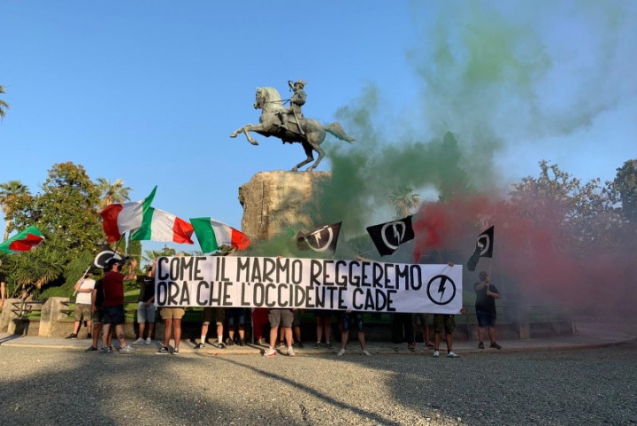 I militanti di Blocco Studentesco