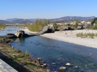 Il sindaco di Aulla Valettini: &quot;Vogliamo un ponte definitivo in pochissimo tempo&quot;