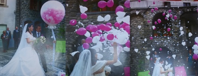 Allestimenti con palloncini per Matrimoni da Tanta Festa