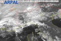 Allerta gialla su tutta la Liguria dalle 15.00 di oggi