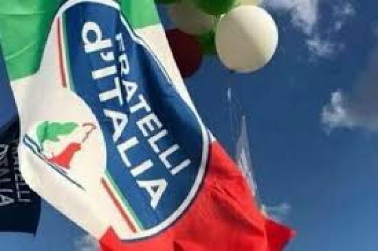 Gazebo elettorale di Fratelli d'Italia