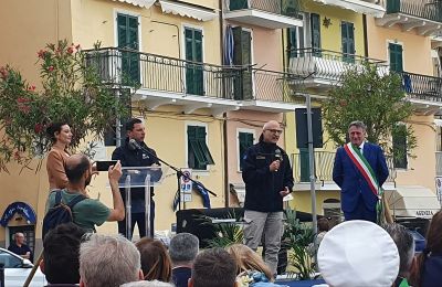 La comunità di San Terenzo riunita per commemorare il centenario dello Scoppio di Falconara