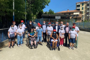 Il Sindaco in visita alla bocciofila della Chiappa, dove l&#039;inclusione è realtà