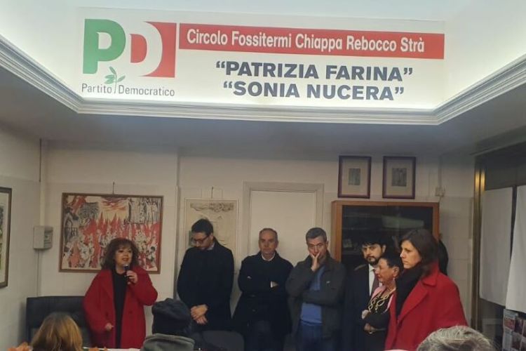 Dedicato a Patrizia Farina e Sonia Nucera il Circolo PD inaugurato a Fossitermi