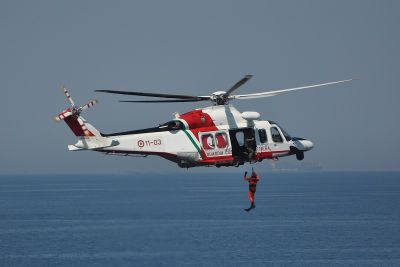 Malore a bordo di una motonave, 65enne portato in ospedale dall&#039;elicottero della Guardia Costiera
