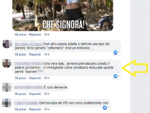 Insulti shock all’ex assessore Parodi: “Dovrebbero rieducarla gli islamici”