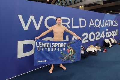 Pallanuoto, il vice-allenatore del Lerici Sport nella squadra che si è laureata Campione del Mondo Over 45