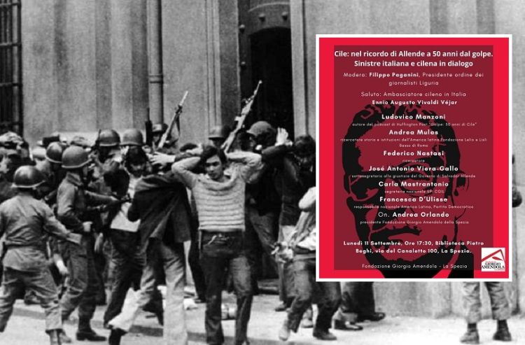 &quot;Sinistre italiana e cilena in dialogo&quot; a 50 anni dal golpe e dalla morte di Allende