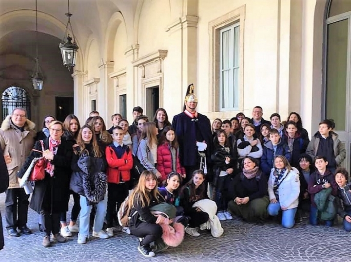 Gli studenti di Monterosso in visita al Quirinale