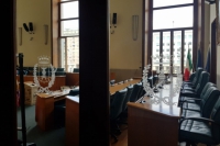 La sala del Consiglio comunale della Spezia