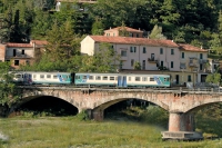 Un tratto dell&#039;attuale ferrovia