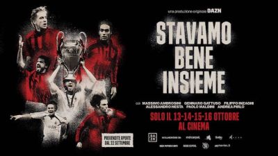 Stavamo Bene Insieme il film sul Milan al Cinema