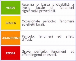 Maltempo: Dalle 21 aperto il Centro Operativo di Protezione Civile, allerta GIALLA fino a domenica mattina, ARANCIONE fino al pomeriggio di domenica