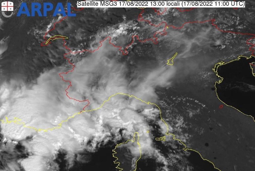 Allerta Meteo Gialla Per Temporali Su Tutta La Liguria