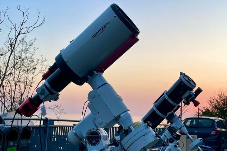 Una serata ad osservare la luna al Parco Isola Felice