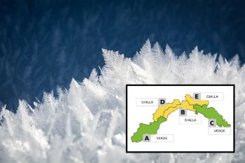 Arpal ha emesso allerta gialla per neve nelle zone interne della Liguria