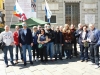 Sarzana, gazebo della Lega in piazza Luni