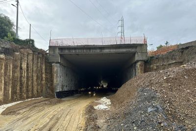 Variante Aurelia: il Sottosegretario alla Presidenza del Consiglio Alessandro Morelli in visita al cantiere