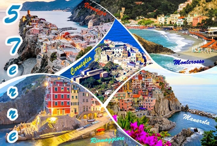 Calamite personalizzate raffiguranti le principali località turistiche della Liguria
