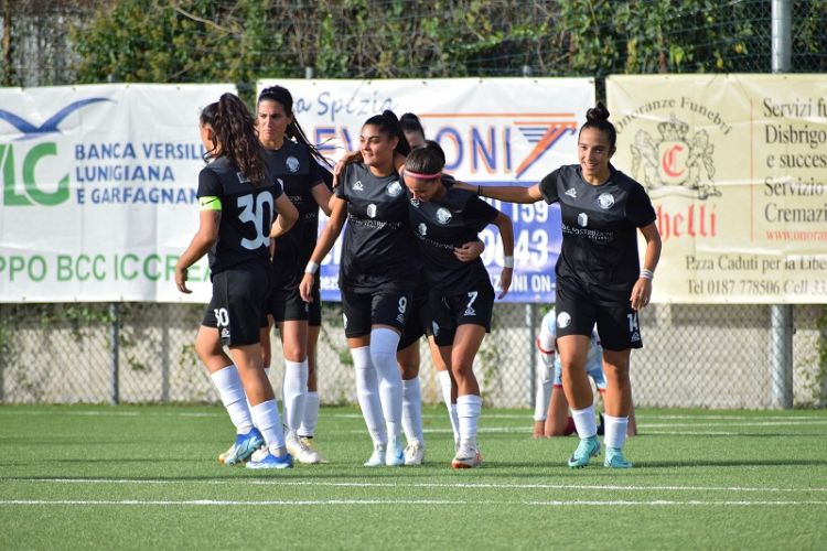 Goleada dell&#039;ASD Spezia Women contro il Pietrasanta