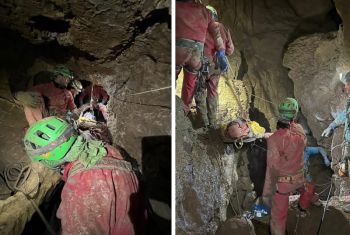 Salvo lo speleologo intrappolato in una grotta in Turchia, nella task force 4 tecnici del Soccorso alpino ligure