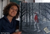Lidia Secco e il dipinto
