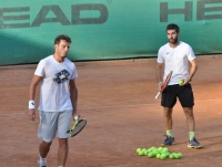 Tennis, Alessandro Giannessi si allena a San Venerio