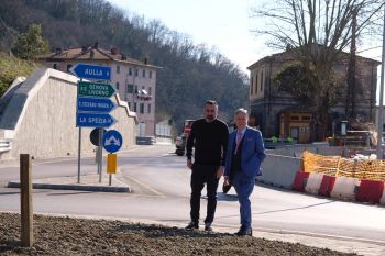 Aperto il nuovo tratto della Strada Statale della Cisa, tra la rotonda del nuovo ponte di Albiano e Bettola