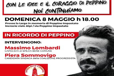 Spezia Bene Comune in ricordo di Peppino Impastato