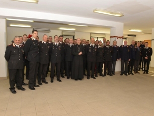 Visita pastorale del Vescovo della Spezia ai Carabinieri