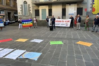 Manifestazione &quot;Israele-Palestina: Fermiamo la violenza, riprendiamo per mano la pace&quot;