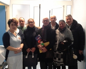 Una delegazione del Consiglio Comunale in visita a Pediatria