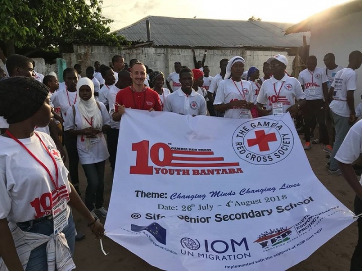 Dalla Spezia al Gambia per rappresentare la Croce Rossa Italiana