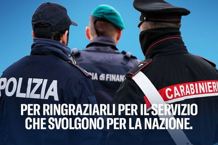 Fratelli d'Italia promuove una raccolta firme per aumentare le tutele per le Forze dell'Ordine