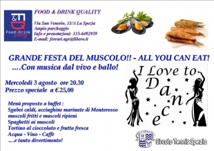 Festa dei muscoli alla Spezia da FOOD &amp; DRINK QUALITY